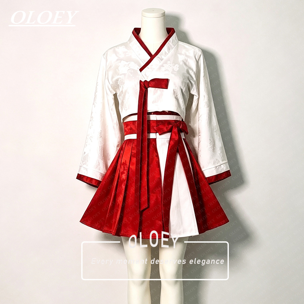 Hanbok Modern Set - أولوي طقم هانبوك قصير حديث باللون