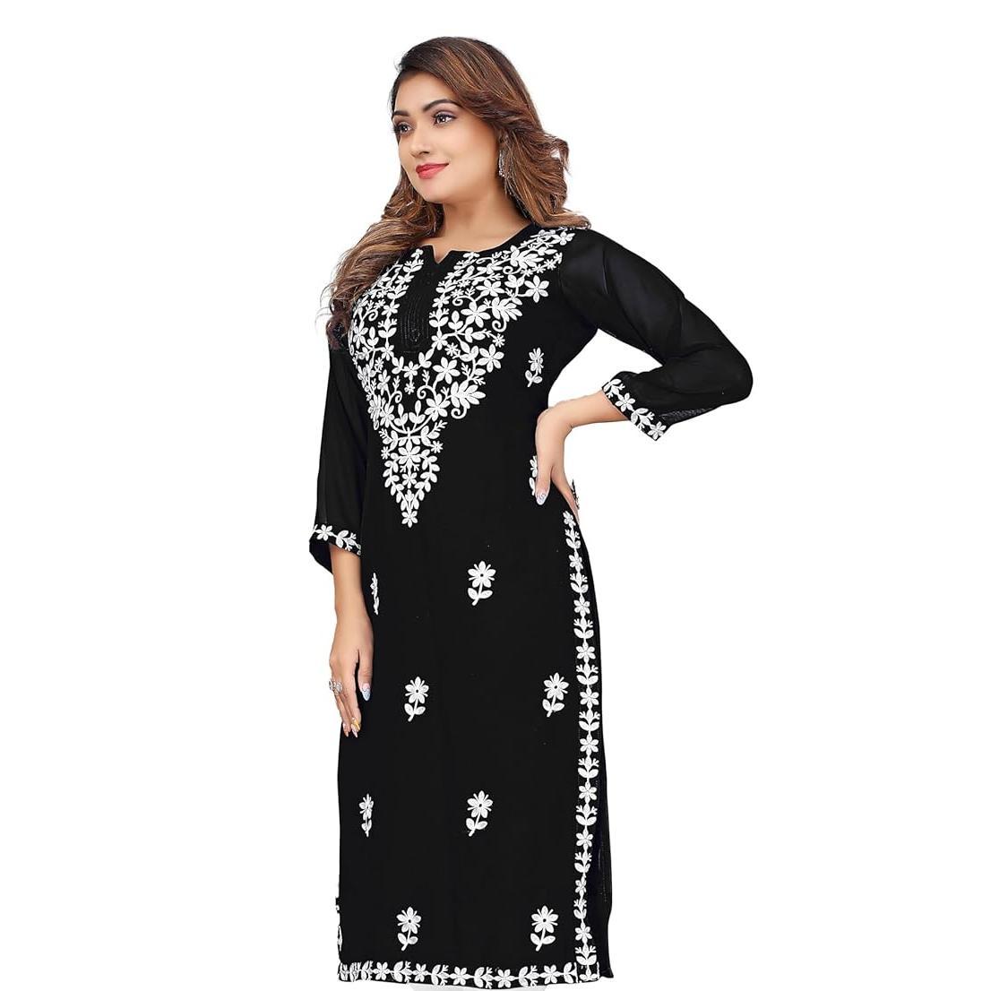 Ethnic Fashion Kurtis - فستان كورت كاجوال للسيدات بأكمام طويلة