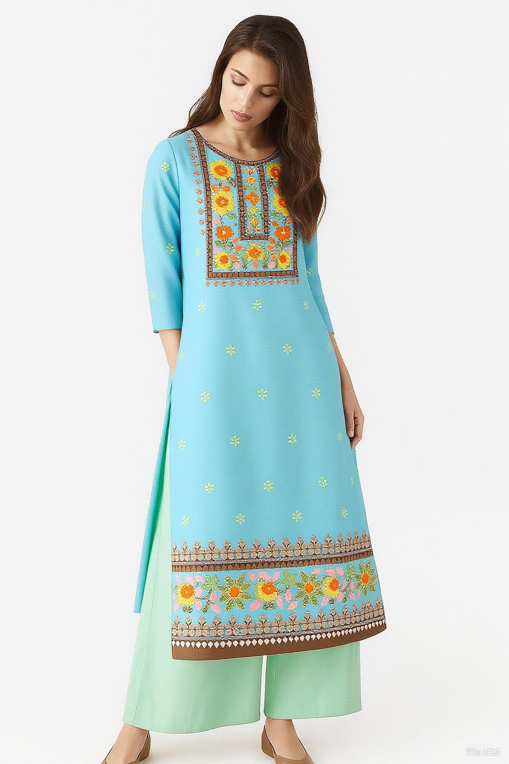 Ethnic Fashion Kurtis - فستان كورت مسلم للسيدات على الموضة
