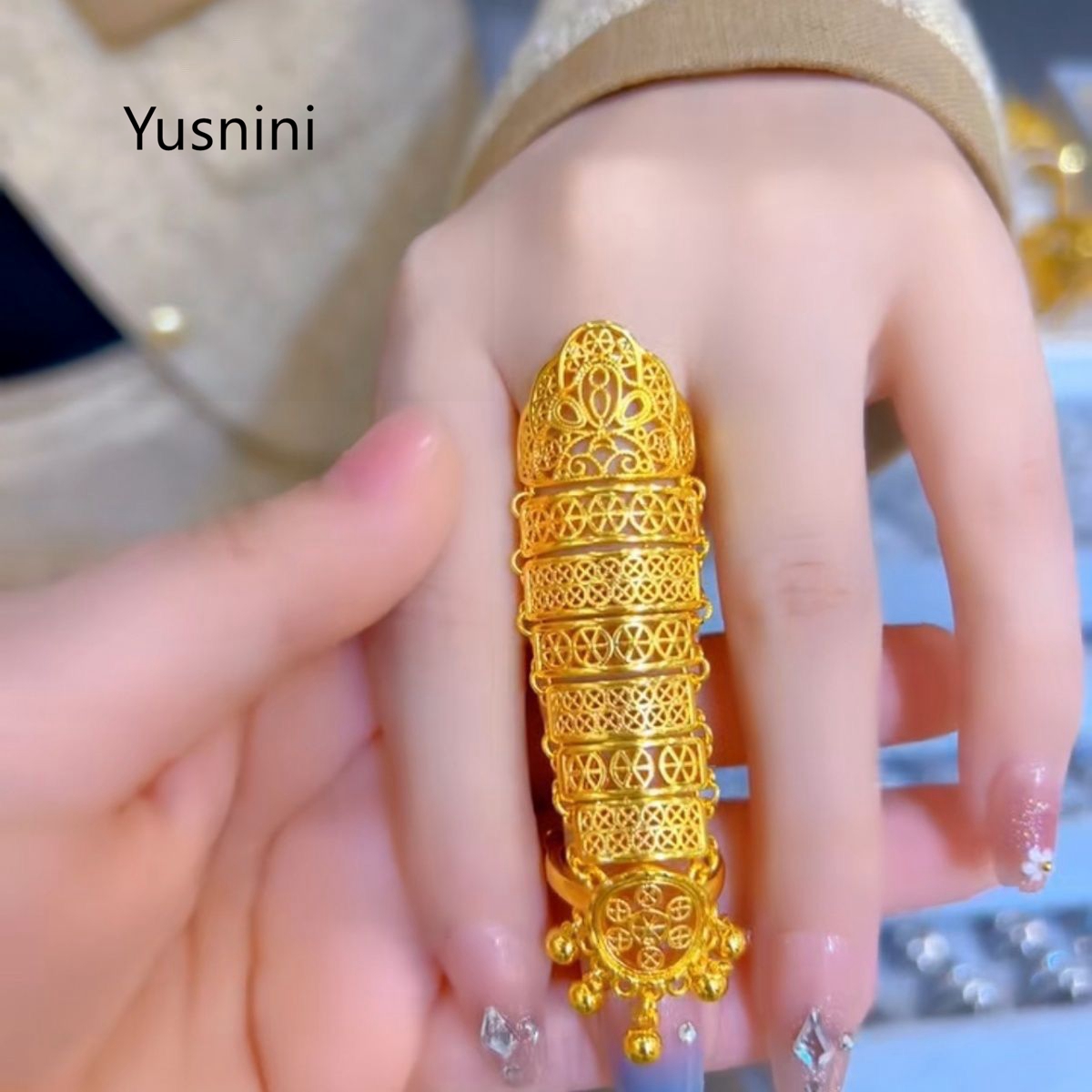 Ethnic Fashion Dubai - خاتم نسائي جديد رائج على الطراز