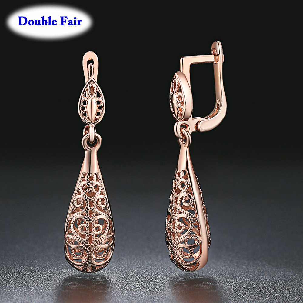 Ethnic Fashion Brands - العرقية نمط خمر Waterdrop أقراط روز