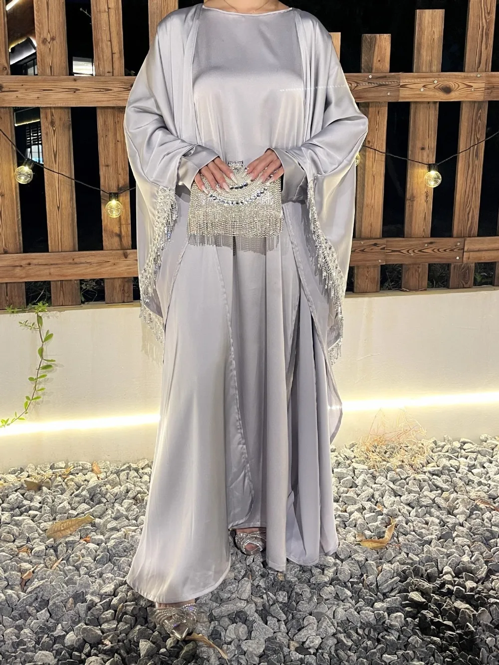 Jalabiya Women Arabic - عباية نسائية مسلمة طقم مكون من