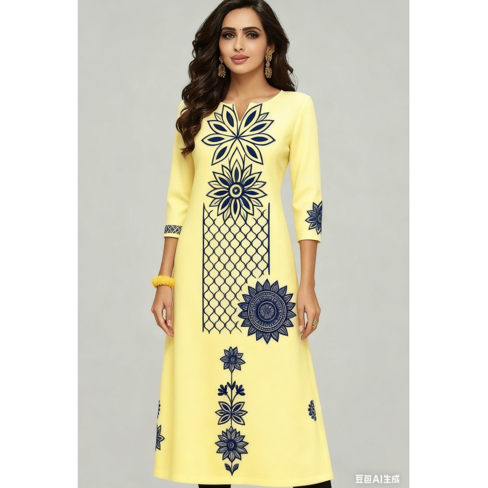 Ethnic Fashion Kurtis - فستان كورت كاجوال للسيدات على الطراز