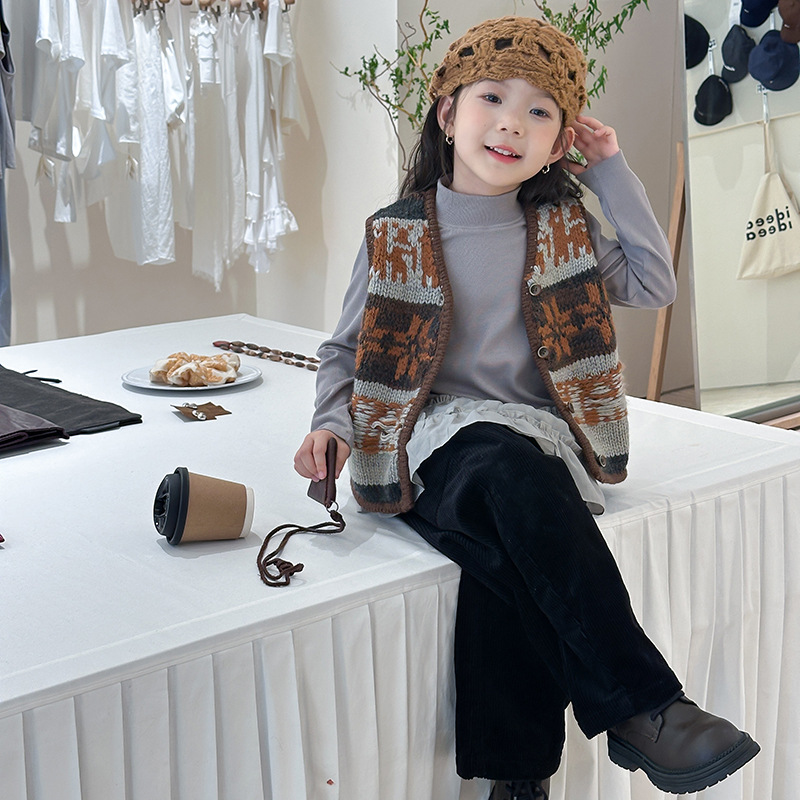 Ethnic Fashion Boutique - 2025 خريف جديد أزياء فتاة الرجعية
