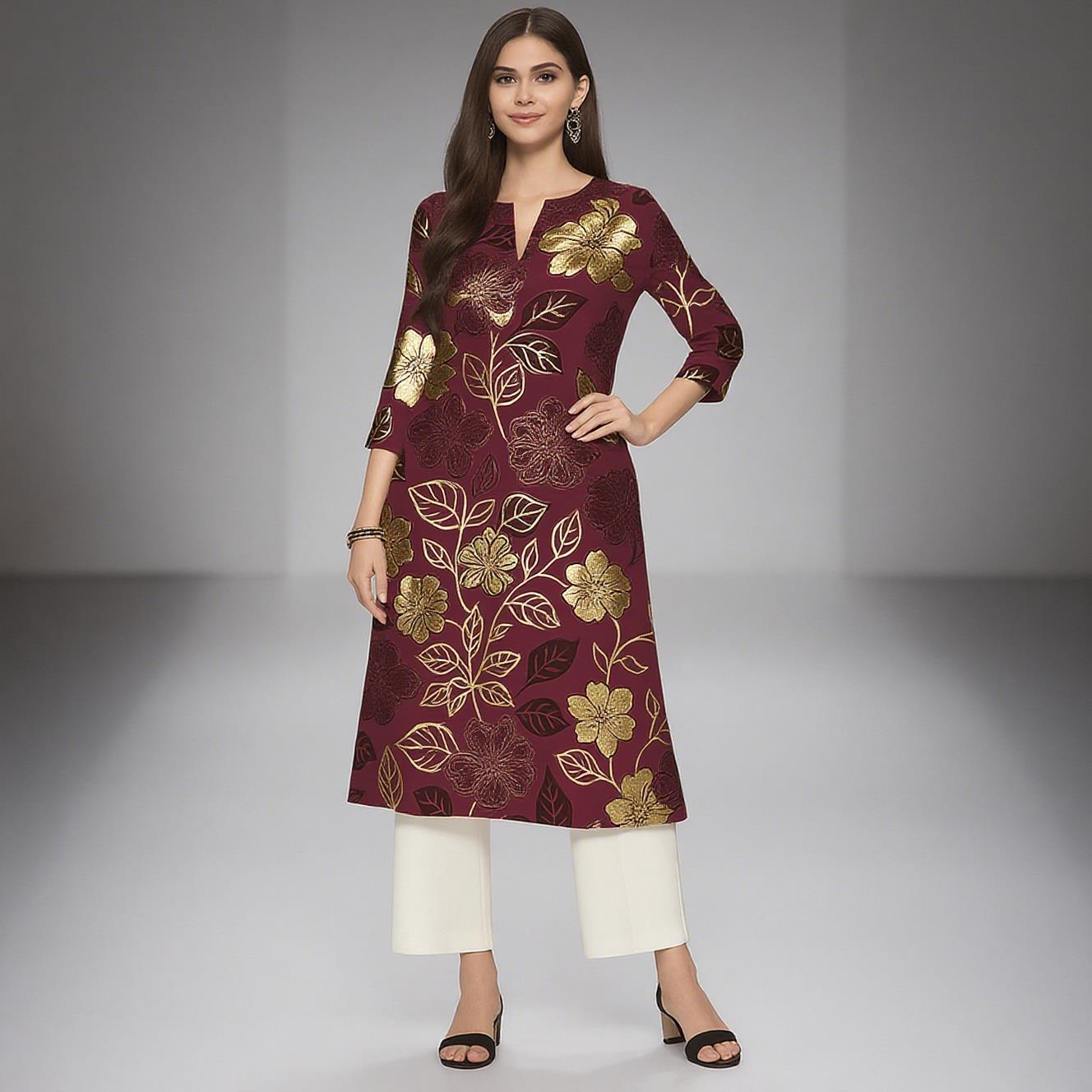 فستان كاجوال للسيدات المسلمات  - مراجعة Ethnic Fashion Kurtis وسعره