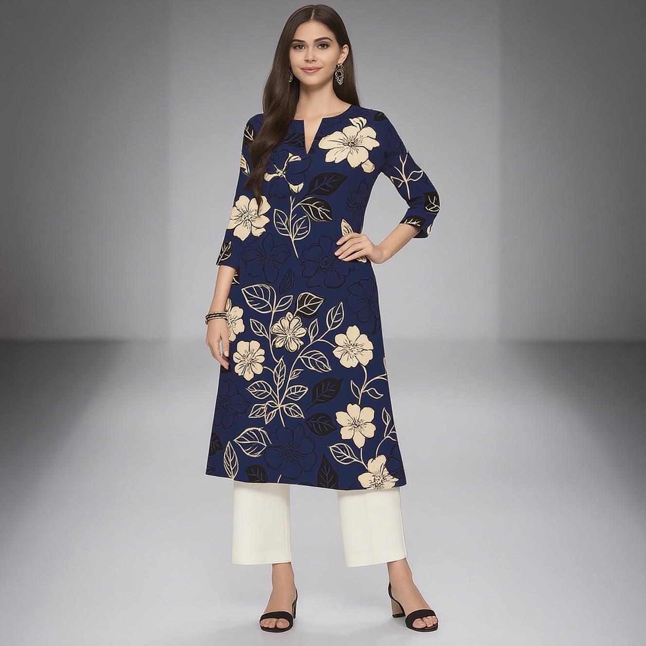 فستان كاجوال للسيدات المسلمات  - مراجعة Ethnic Fashion Kurtis وسعره