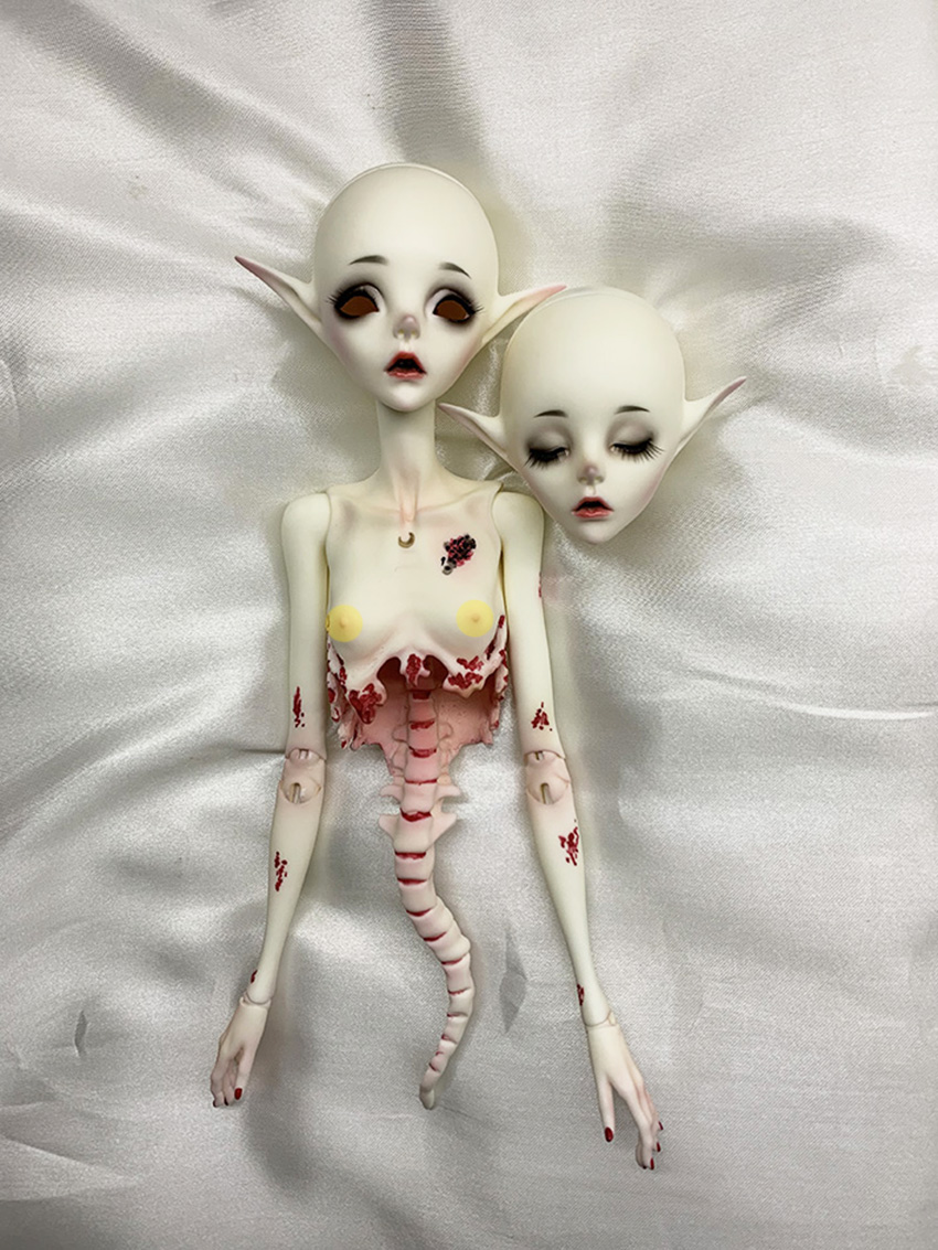 الكسالى BJD SD دمية 1/6 دمية م - مراجعة Ethnic Fashion Girls وسعره