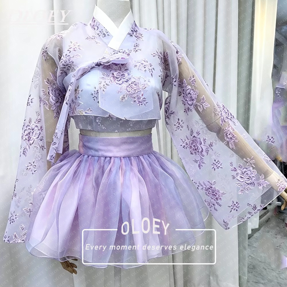 OLOEY هانبوك قصير بتصميم عتيق  - مراجعة Hanbok Modern Set وسعره