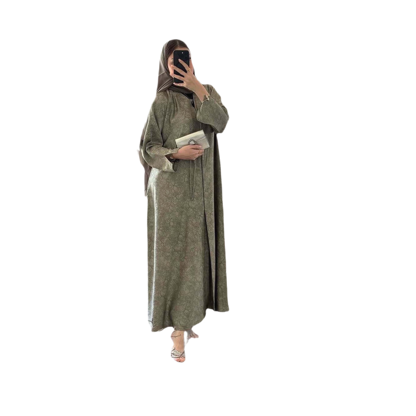 فستان العيد المطبوع، عباية نسا - مراجعة Jalabiya Women Arabic وسعره