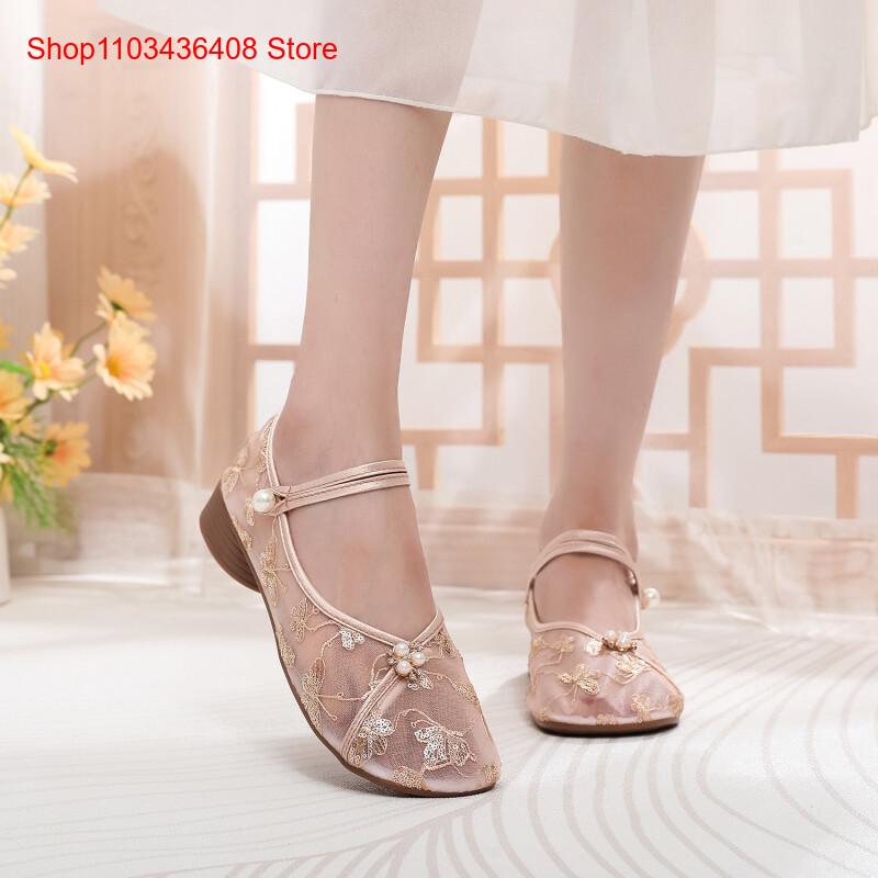 أحذية شبكية جديدة بكعب منخفض م - مراجعة Ethnic Style وسعره