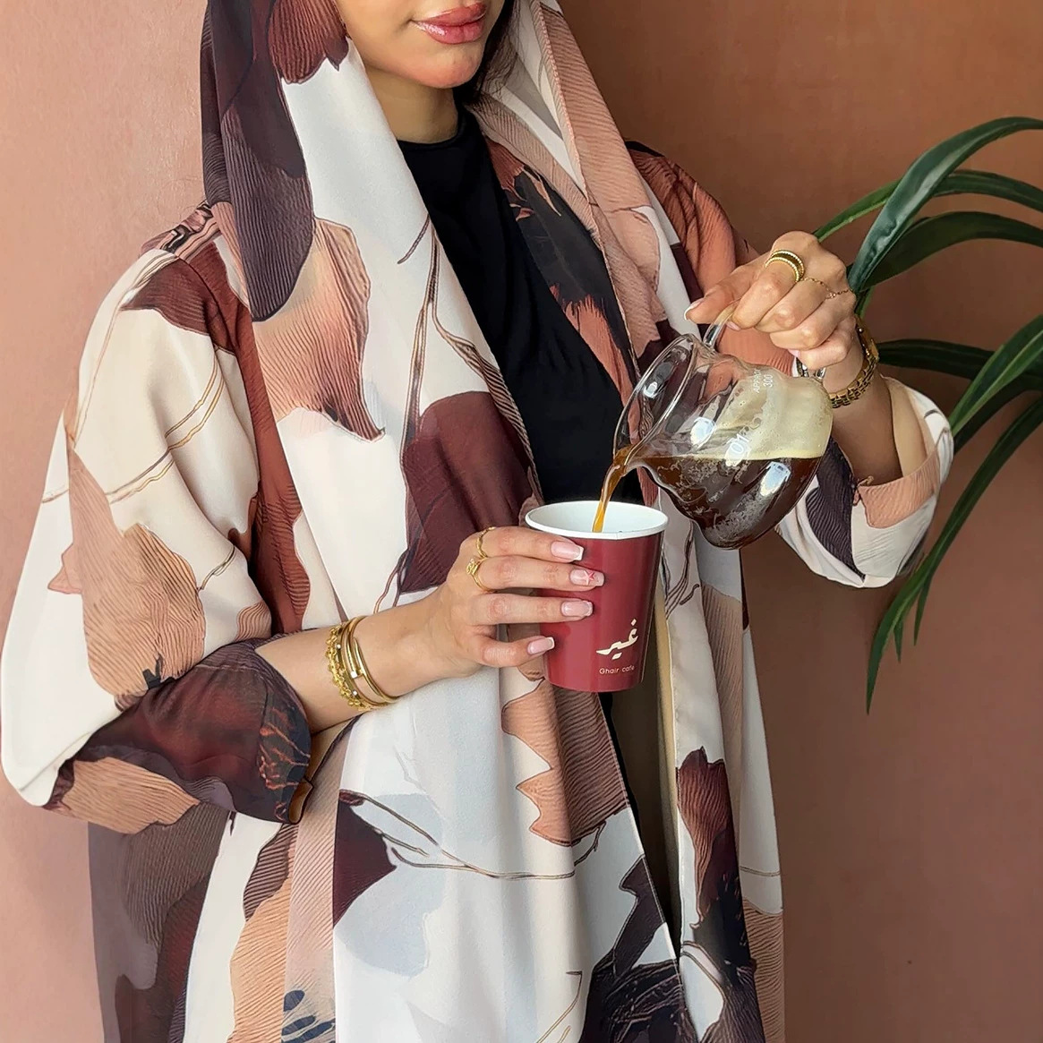 عباية نسائية مطبوعة للعيد، فست - مراجعة Jalabiya Women Arabic وسعره