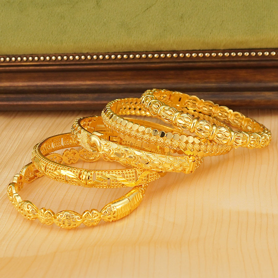 قطعة واحدة من طقم أساور نسائية - مراجعة Ethnic Fashion Dubai وسعره