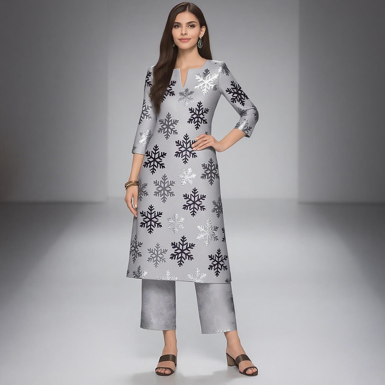 فستان نسائي كاجوال من مسلم كور - مراجعة Ethnic Fashion Kurtis وسعره
