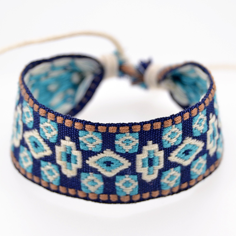 سوار جاكار من القطن والكتان ،  - مراجعة Ethnic Fashion Brands وسعره