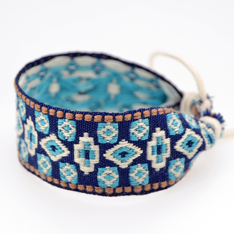 سوار جاكار من القطن والكتان ،  - مراجعة Ethnic Fashion Brands وسعره
