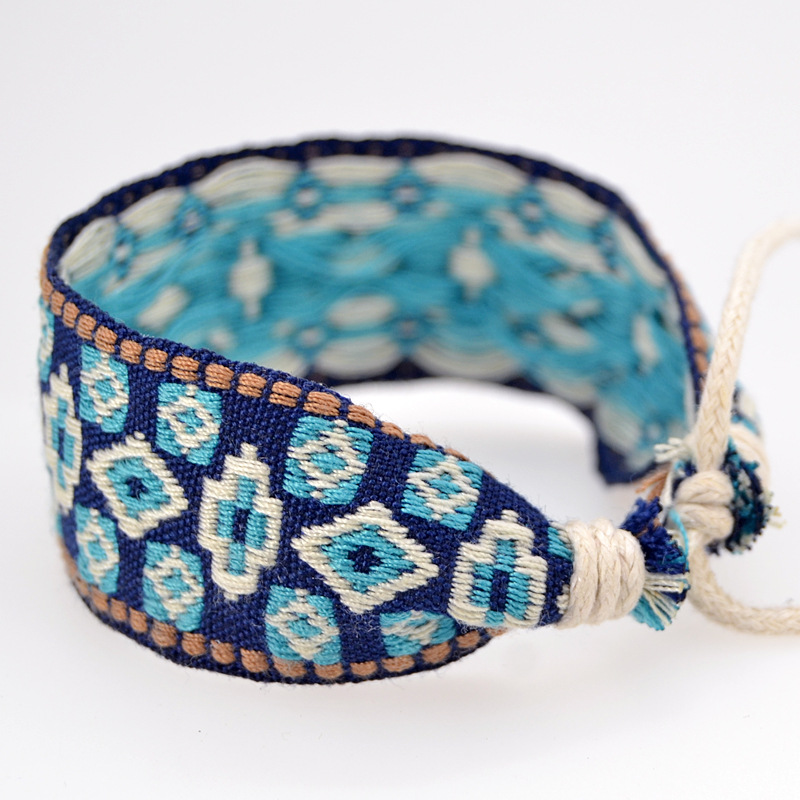 سوار جاكار من القطن والكتان ،  - مراجعة Ethnic Fashion Brands وسعره