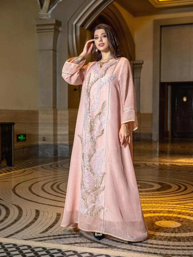 فستان حفلة عيد إسلامية للنساء  - مراجعة Jalabiya Women Arabic وسعره