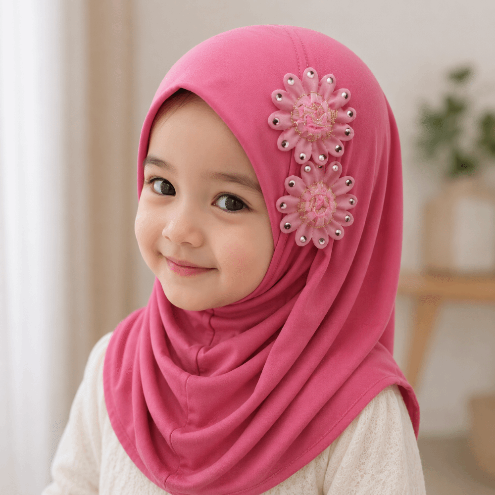 هدية: حجاب أطفال بنقوش عرقية،  - مراجعة Ethnic Fashion Girls وسعره