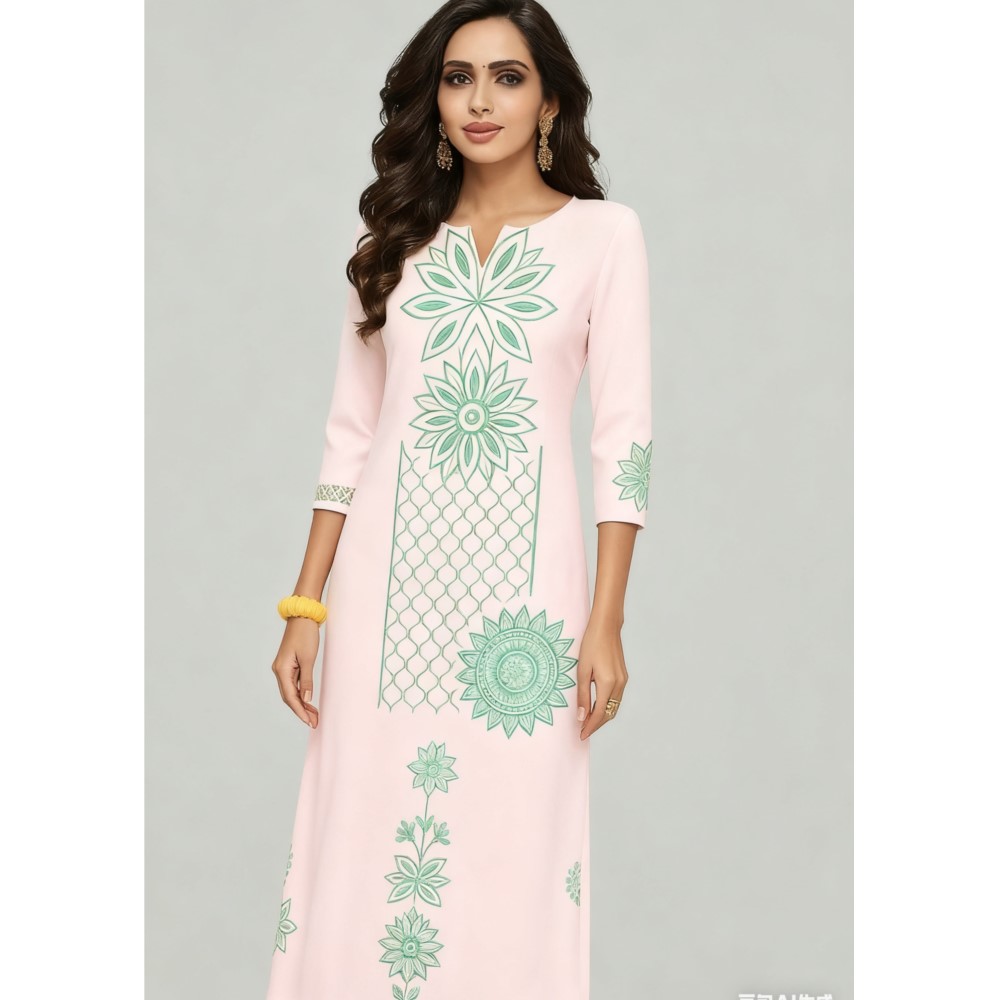 فستان كورت كاجوال للسيدات على  - مراجعة Ethnic Fashion Kurtis وسعره