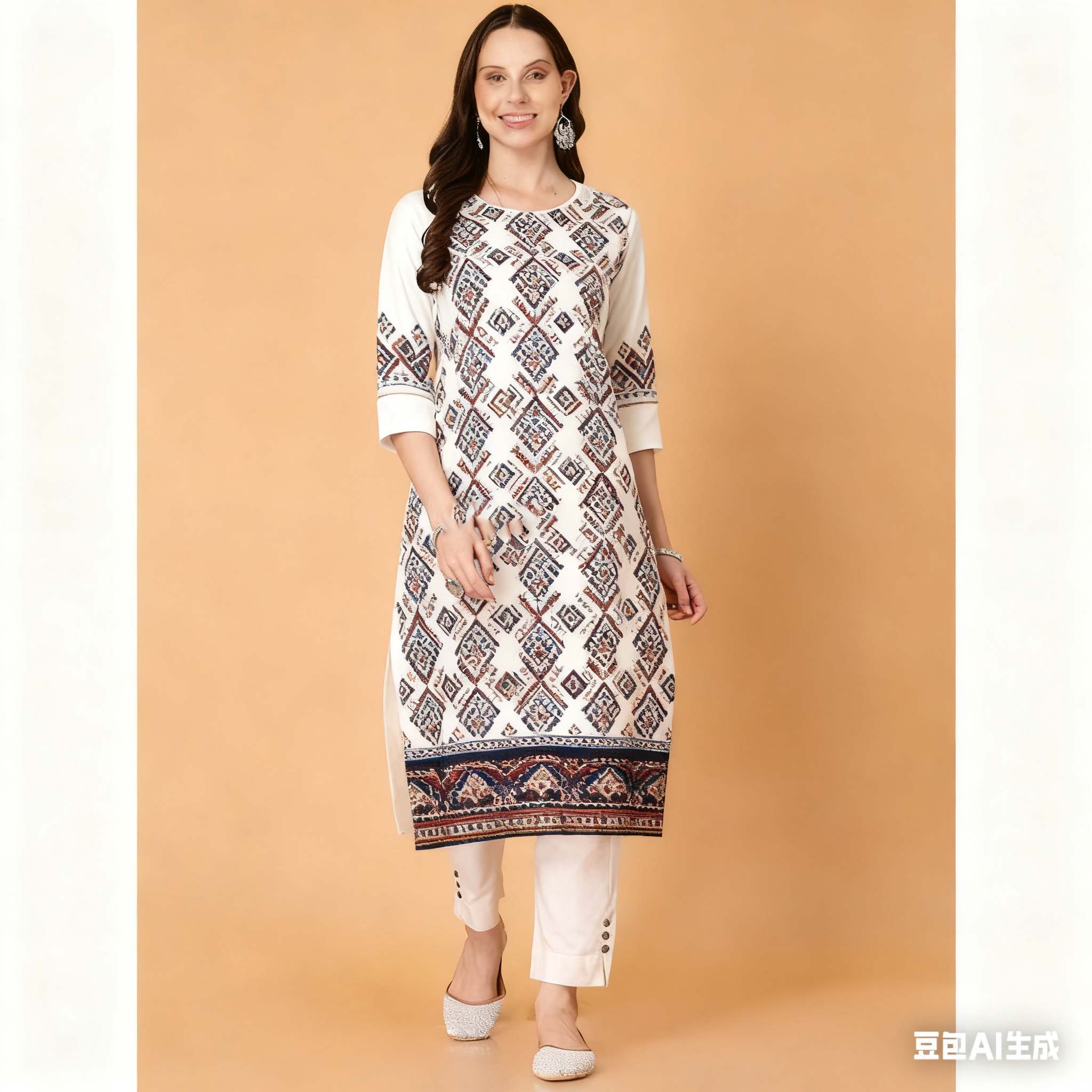 النمط الوطني كورت المرأة موضة  - مراجعة Ethnic Fashion Kurtis وسعره